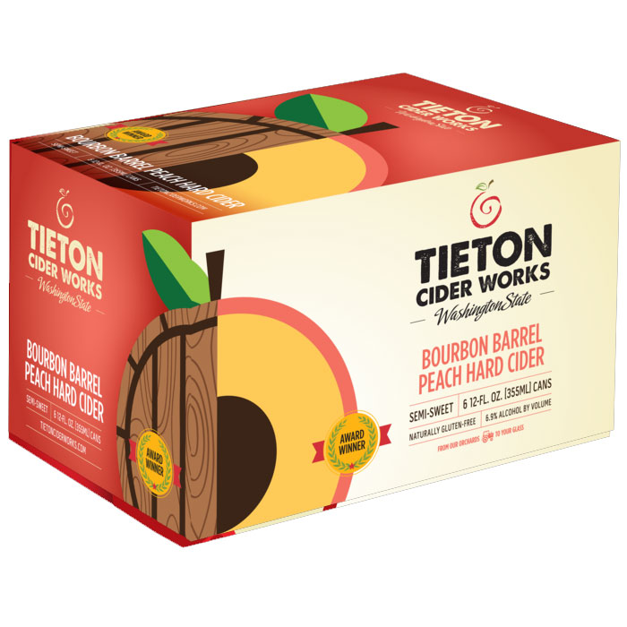 Tieton Peach Cider 6 Pack