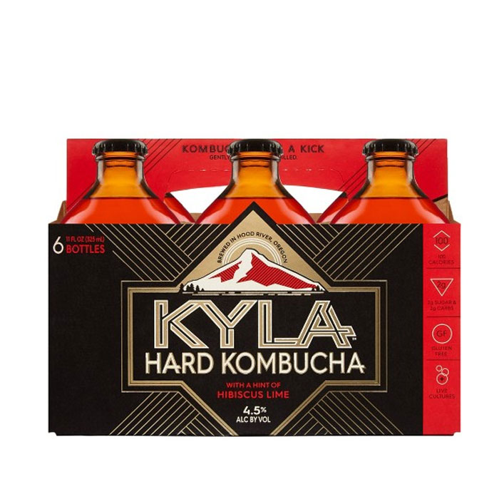 Kyla Hard Kombucha Hibiscus Lime 6 Pack