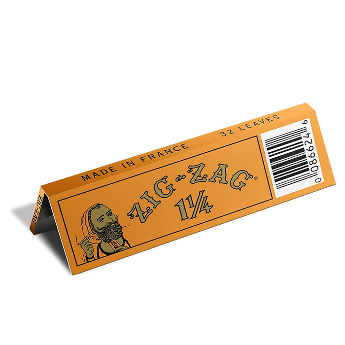 Zig Zag French Orange 1 1/4 Single