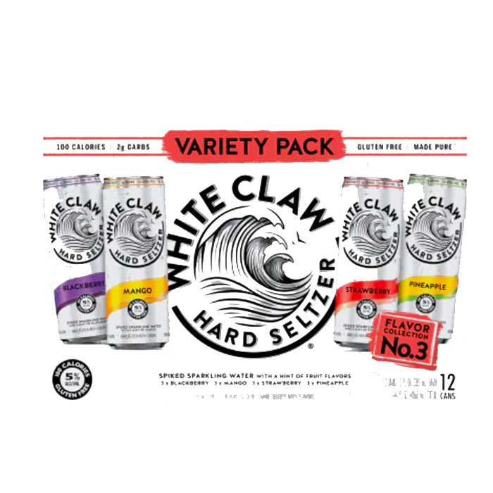 Whiteclaw Variety Pack 3 12 Pack