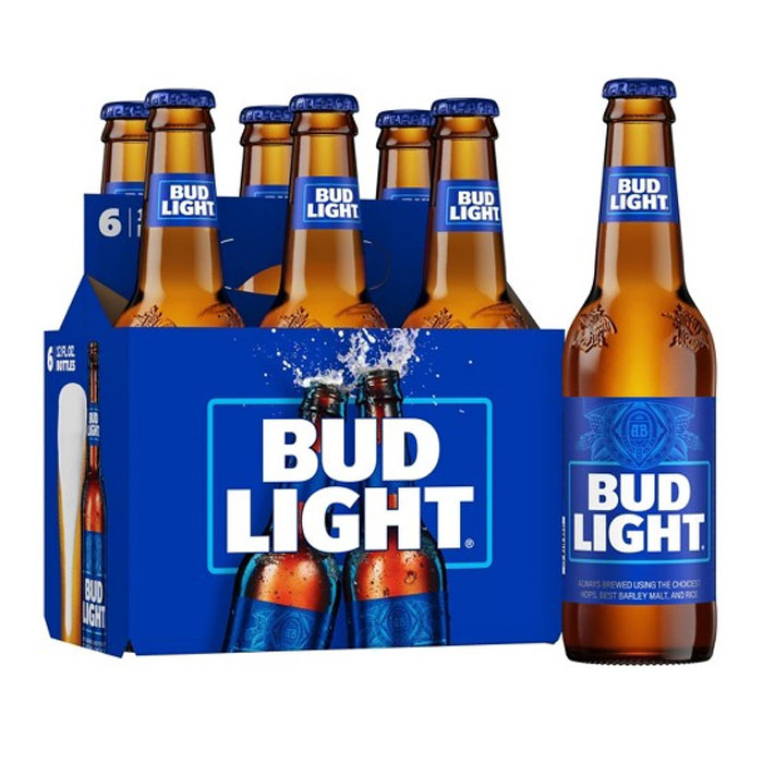 Bud Light 6 Pack Bottles