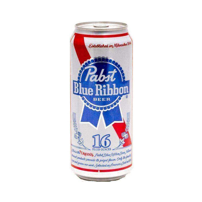 Pabst Blue Ribbon Single Can